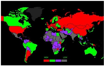 Tình hình mắc mắc ung thư ở Việt Nam